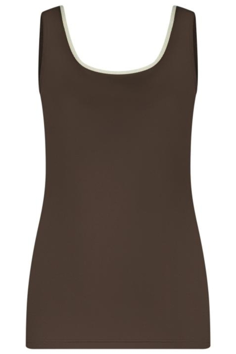 Nukus bruine dames top | Vooraanzicht