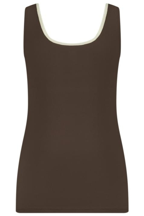 Nukus bruine dames top | Achteraanzicht