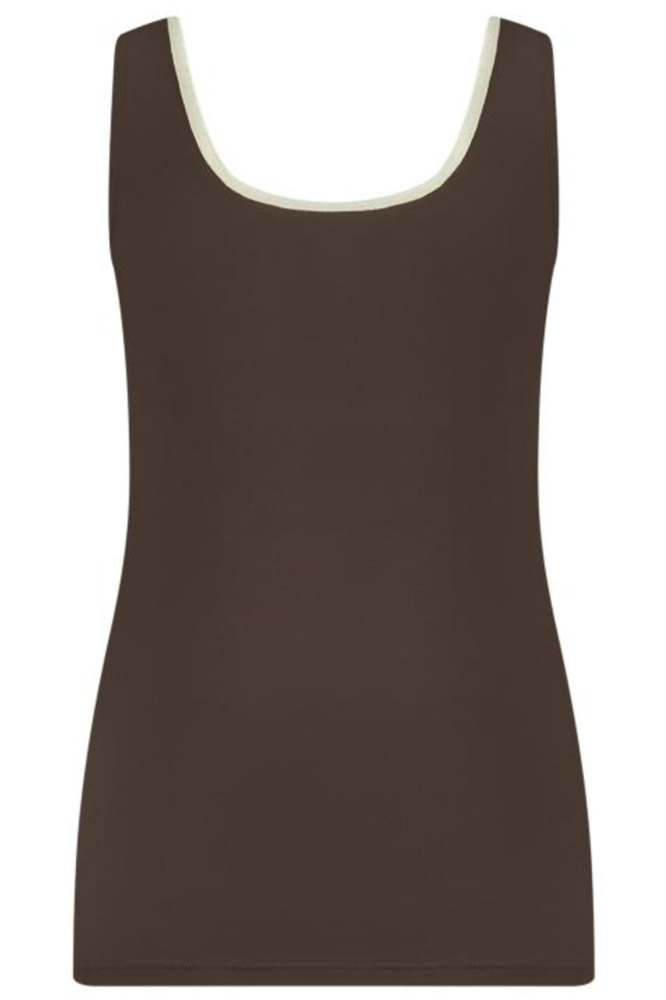 Nukus bruine dames top | Achteraanzicht
