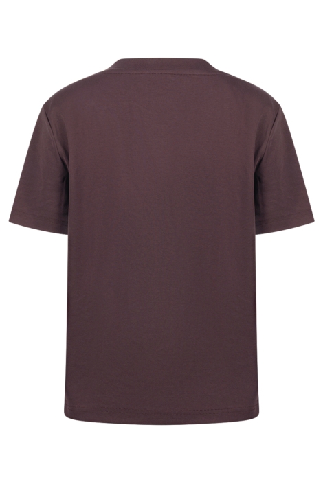 Nukus bruine dames t-shirt | Achteraanzicht
