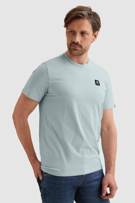 Vanguard blauwe heren t-shirt | Model vooraanzicht