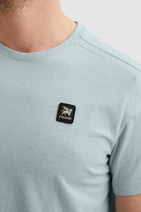 Vanguard blauwe heren t-shirt | Close up