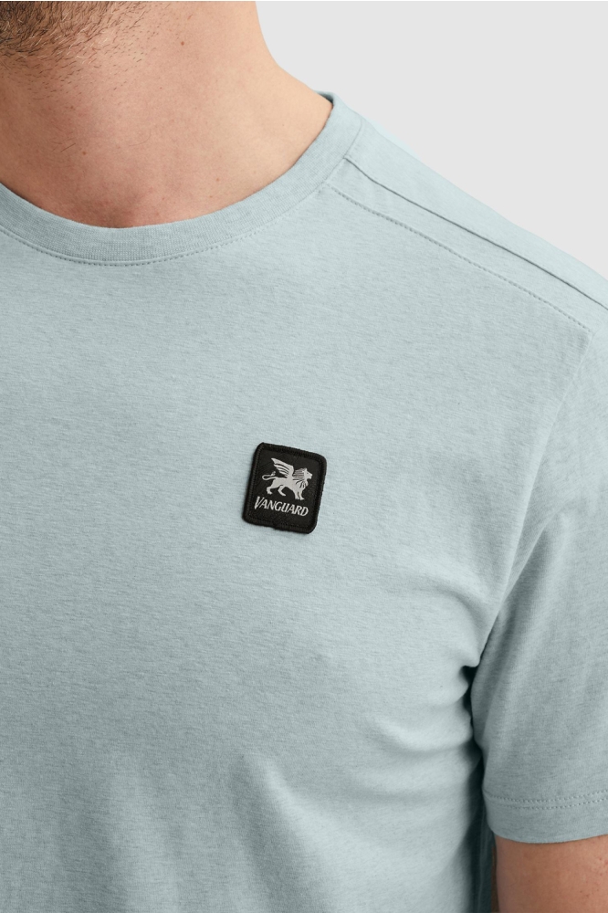 Vanguard blauwe heren t-shirt | Close up