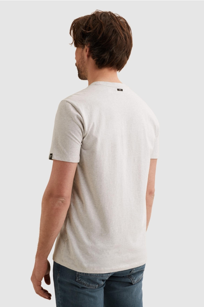 Vanguard grijze heren t-shirt | Model achteraanzicht