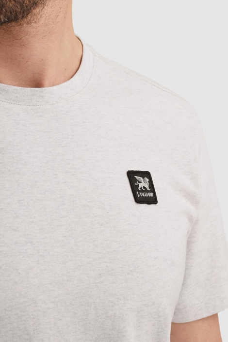 Vanguard grijze heren t-shirt | Close up