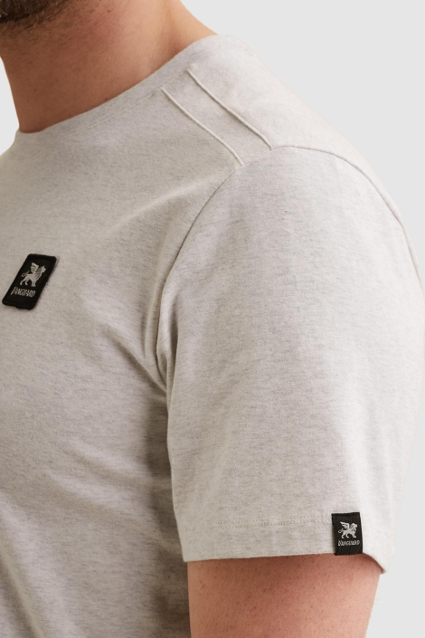 Vanguard grijze heren t-shirt | Close up