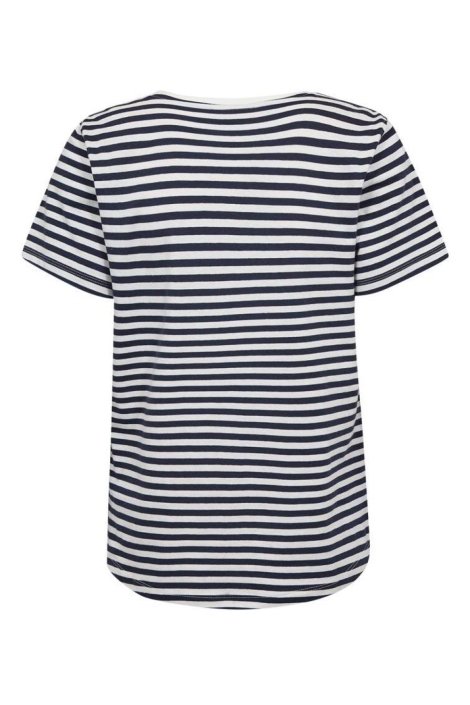 Freequent blauwe dames t-shirt | Achteraanzicht