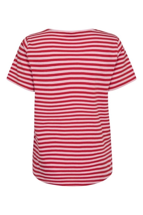 Freequent roze dames t-shirt | Achteraanzicht