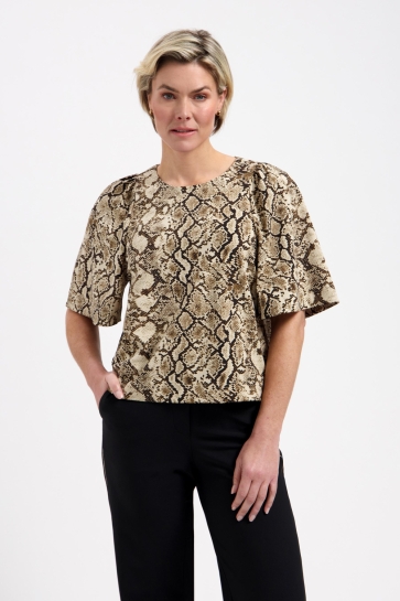 Lady Day T-shirt ASTON T SHIRT L24 280 3140 SNAKE PRINT