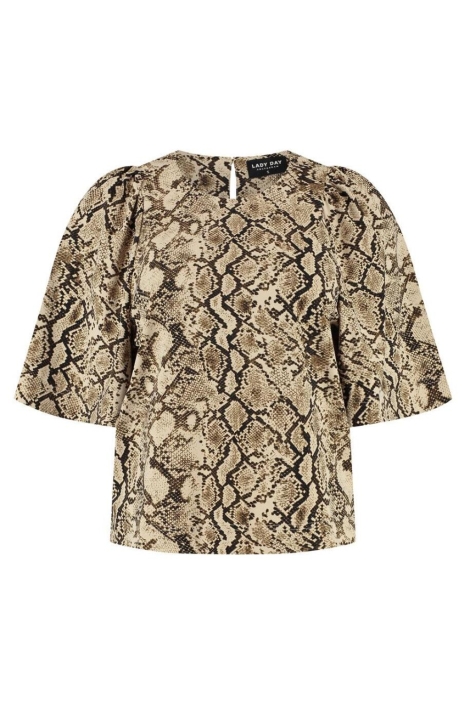 Lady Day multi color dames t-shirt | Vooraanzicht