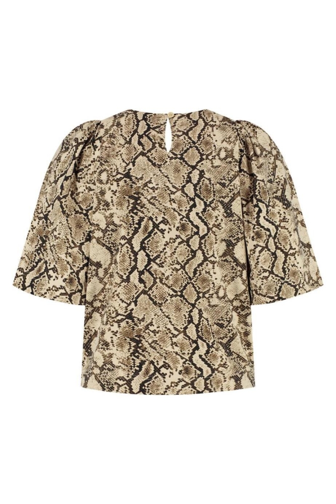 Lady Day multi color dames t-shirt | Achteraanzicht