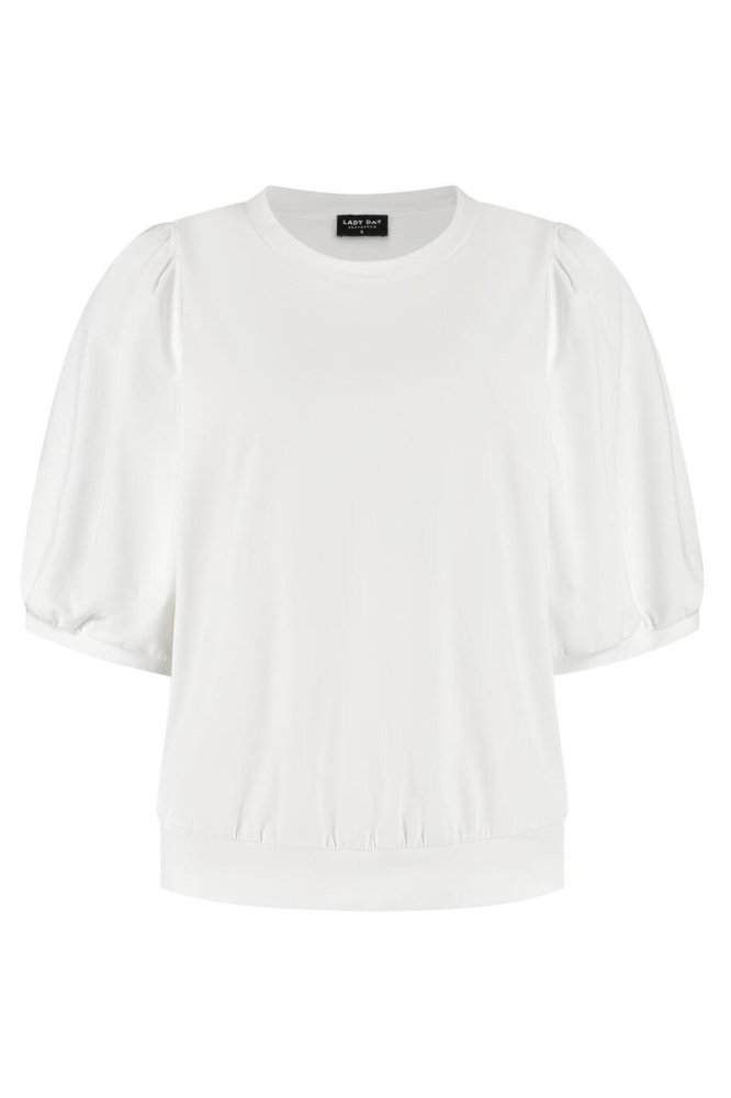 Lady Day witte dames t-shirt | Vooraanzicht