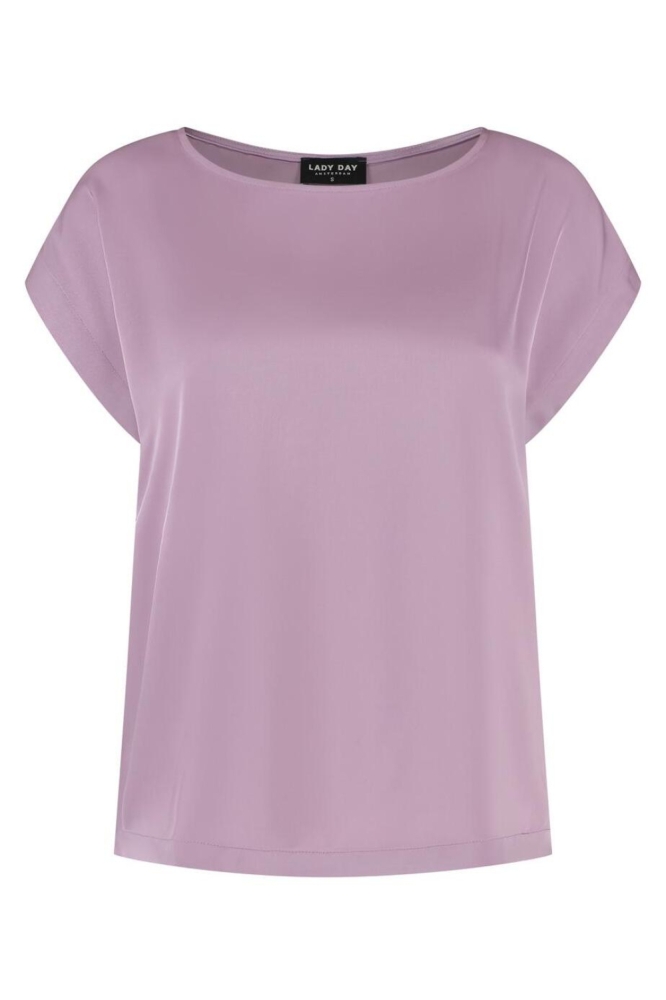 Lady Day paarse dames t-shirt | Vooraanzicht