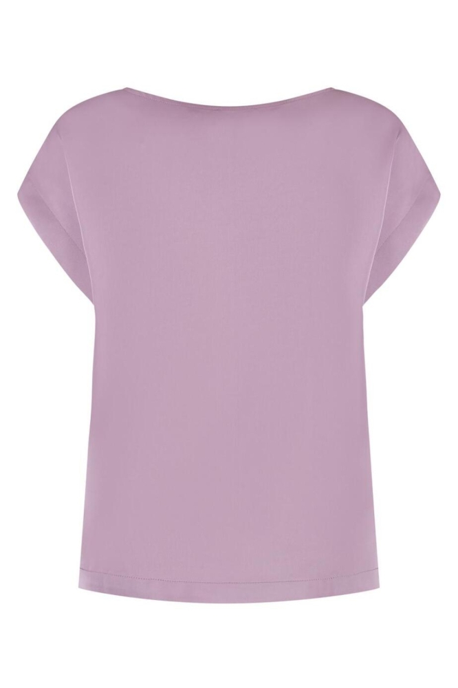 Lady Day paarse dames t-shirt | Achteraanzicht