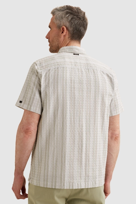 Vanguard groene heren overhemd | Model achteraanzicht