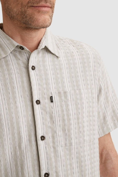 Vanguard groene heren overhemd | Close up