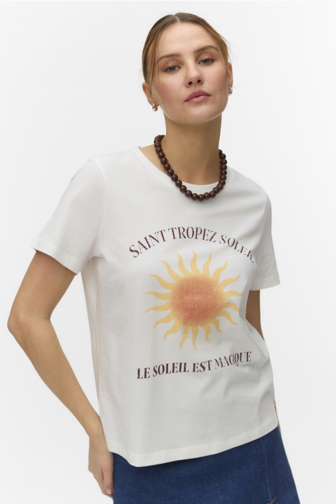 Vero Moda witte dames t-shirt | 