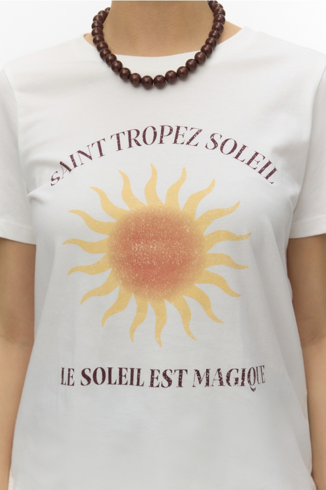 Vero Moda witte dames t-shirt | 