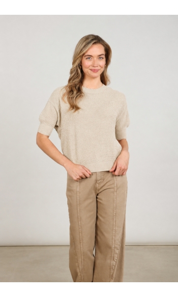 KINTY TOP LUREX NKF01068 SAND