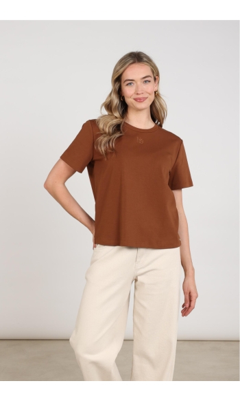 LUNA SHIRT NK NKF04012 ESPRESSO