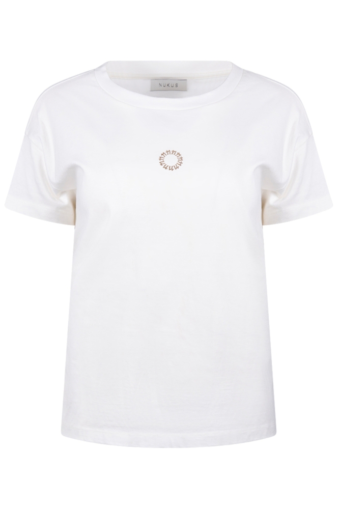 Nukus witte dames t-shirt | Vooraanzicht