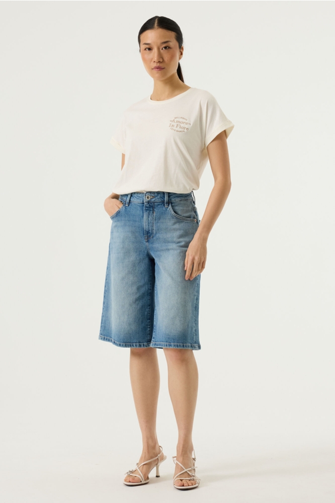 Garcia witte dames t-shirt | Model