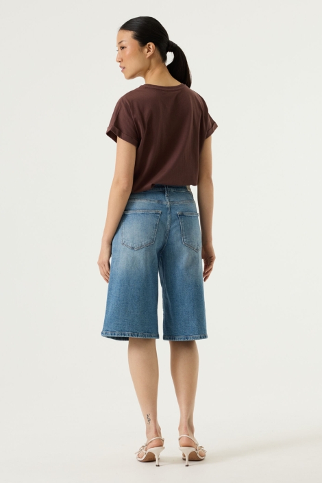 Garcia bruine dames t-shirt | Model