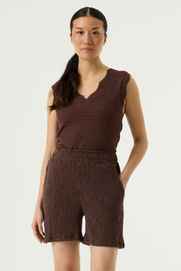 Garcia Top SINGLET P260220 5688 Earth Brown