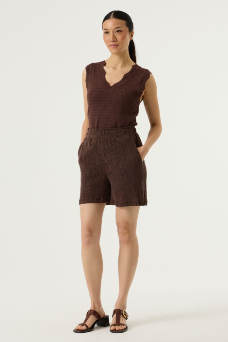 Garcia bruine dames top | Model