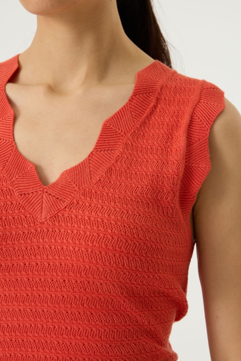 Garcia rode dames top | Close up