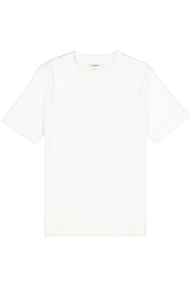Garcia witte dames t-shirt | Vooraanzicht
