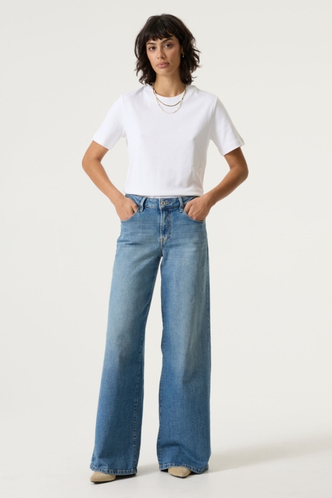 Garcia witte dames t-shirt | Model