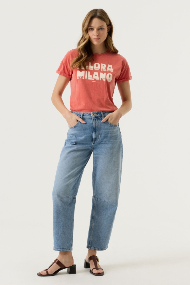 Garcia rode dames t-shirt | Model