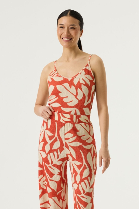 Garcia rode dames top | Model vooraanzicht