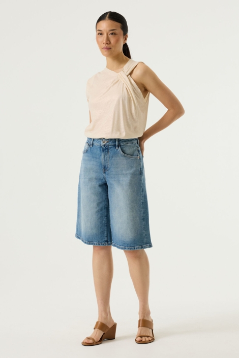 Garcia beige dames top | Model