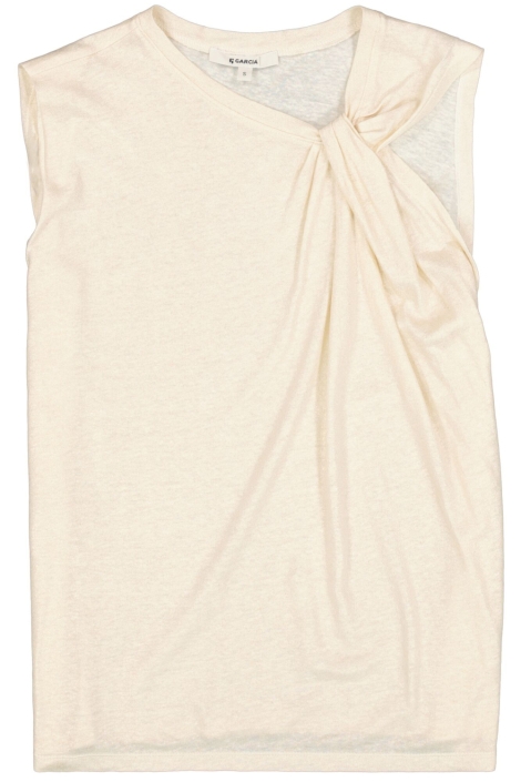 Garcia beige dames top | Vooraanzicht