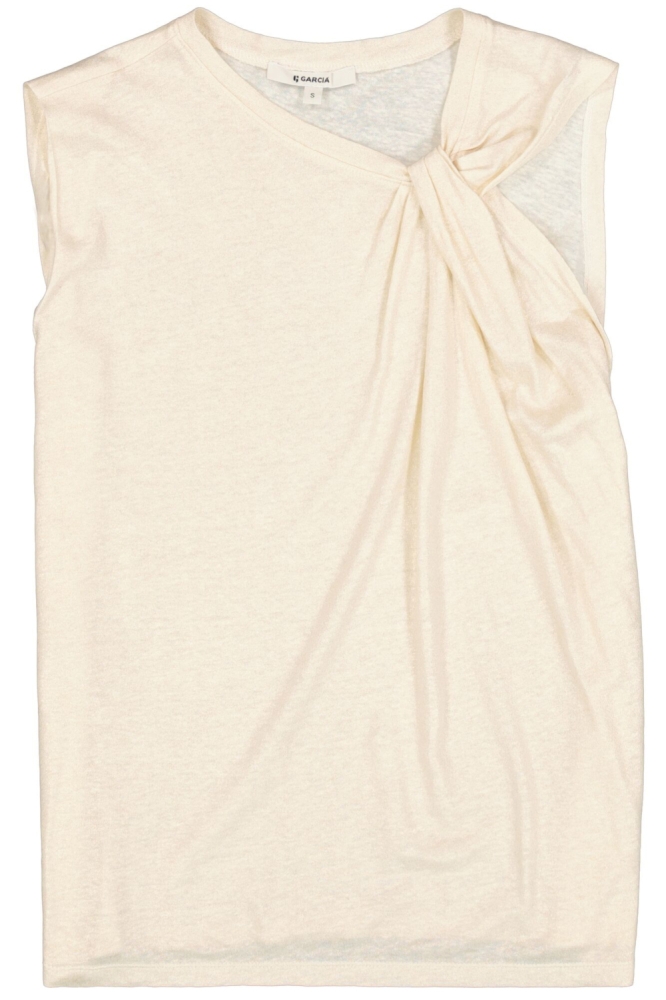 Garcia beige dames top | Vooraanzicht