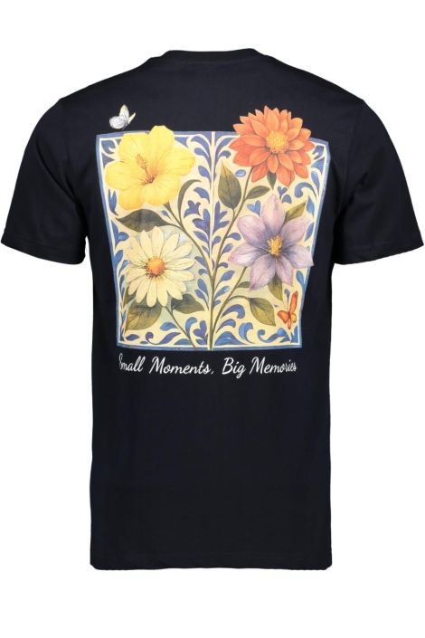 Ballin blauwe heren t-shirt | Achteraanzicht