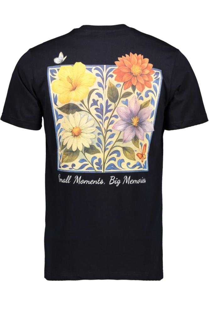 Ballin blauwe heren t-shirt | Achteraanzicht