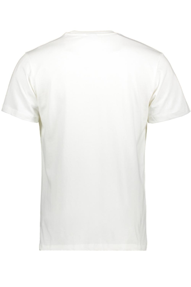 Ballin witte heren t-shirt | Achteraanzicht