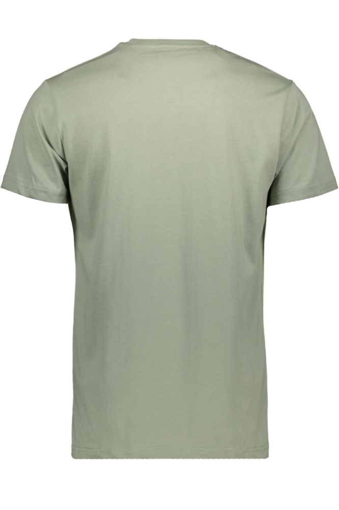 Ballin groene heren t-shirt | Achteraanzicht