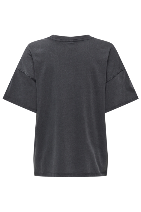 Only grijze dames t-shirt | Achteraanzicht