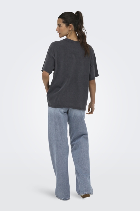 Only grijze dames t-shirt | Model