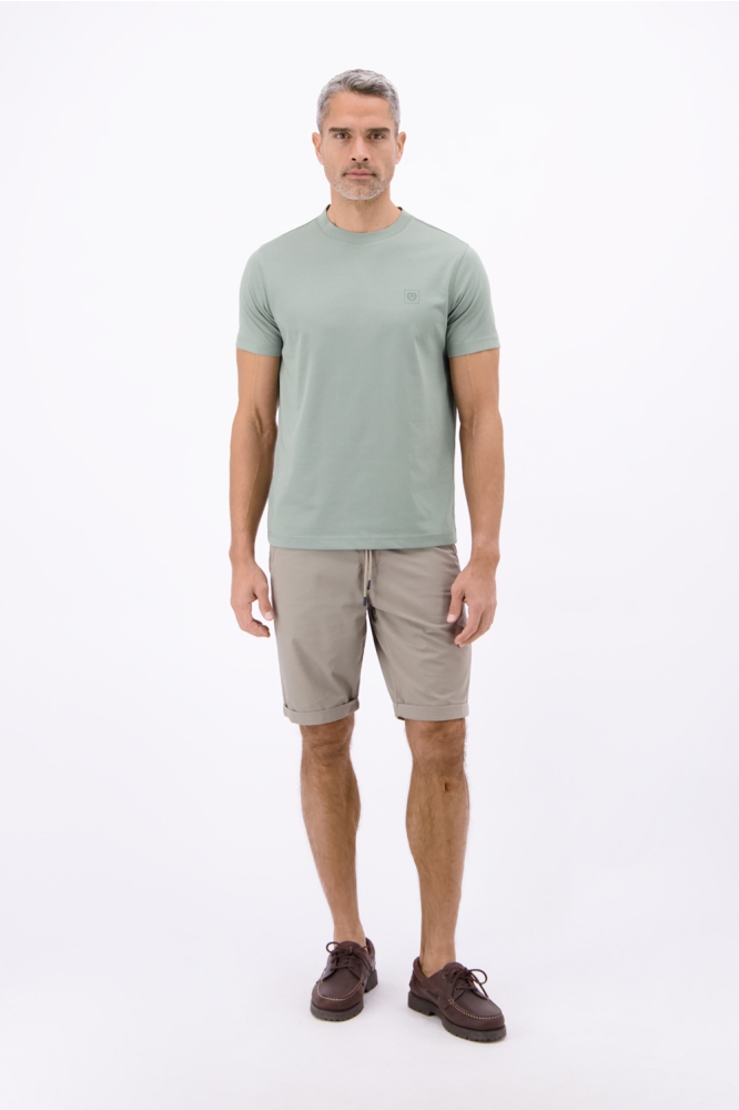 Lerros groene heren t-shirt | Model