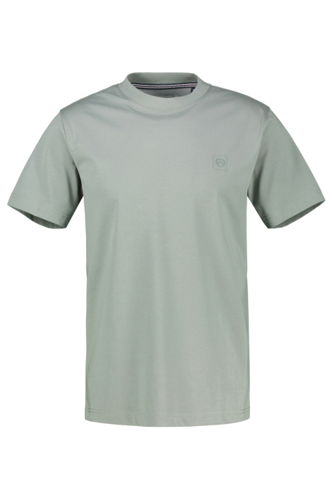 Lerros groene heren t-shirt | Vooraanzicht