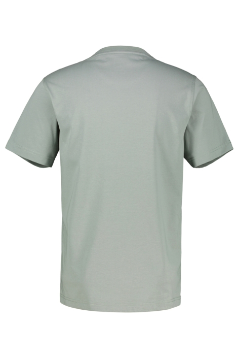 Lerros groene heren t-shirt | Achteraanzicht