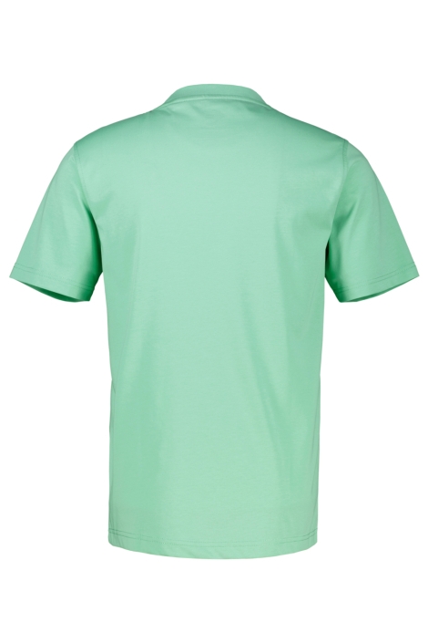 Lerros groene heren t-shirt | Achteraanzicht