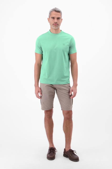 Lerros groene heren t-shirt | Model