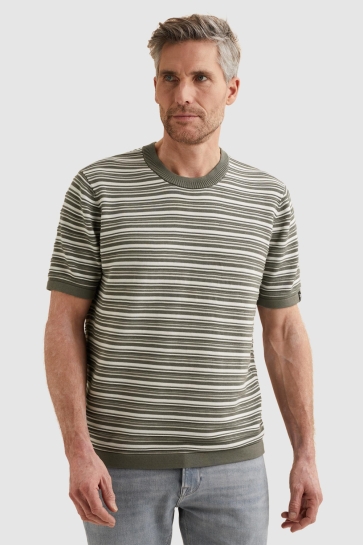 Vanguard T-shirt T SHIRT MET KORTE MOUWEN EN STREEPPATROON VTSS2603511 6495