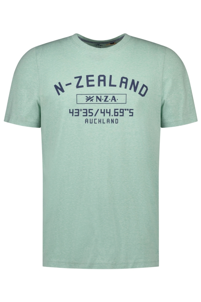 NZA groene heren t-shirt | Vooraanzicht